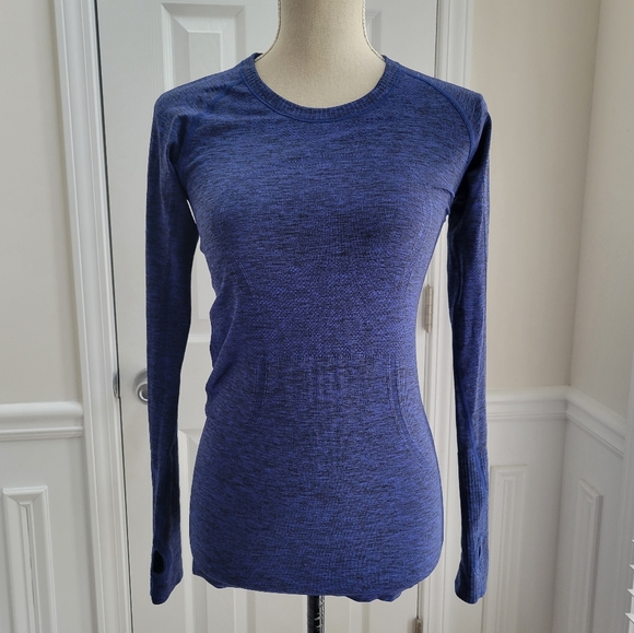 Lululemon Swiftly Tech Long‎ Sleeve Pullover Athletic Top Seamless - Picture 3 of 15